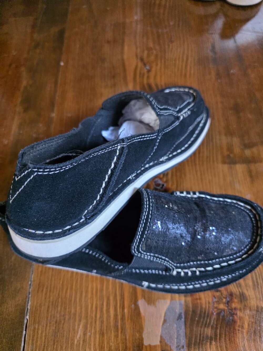 ARIAT CRUISER  SUEDE BLACK 7  worn 1 time